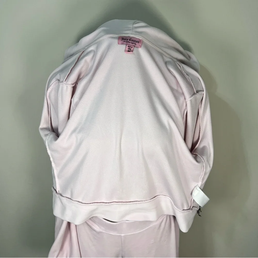 Juicy Couture x Aeropostale Baby Pink Velour Tracksuit Set Y2K Women’s Size M